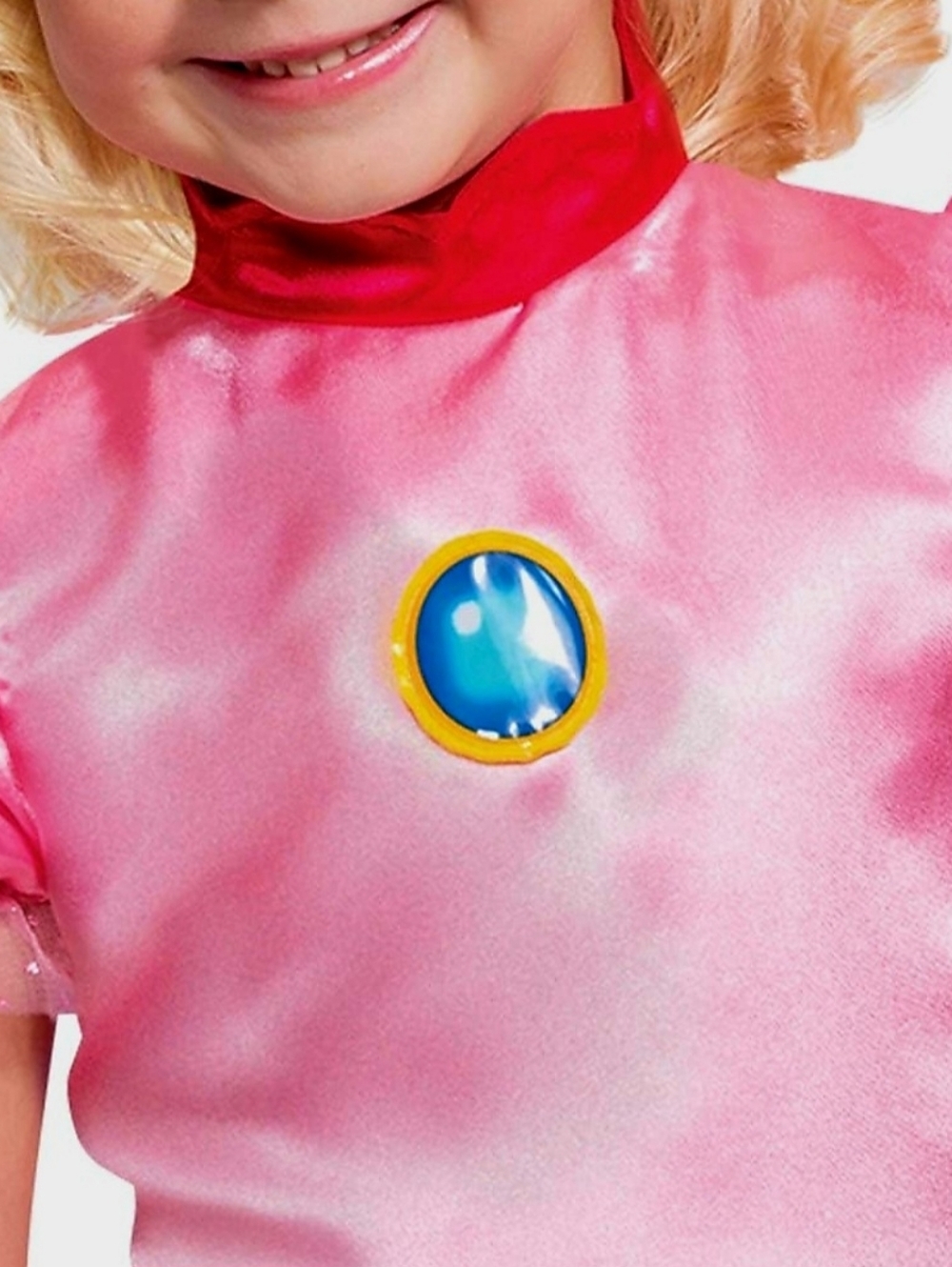 New Princess Peach Costume Dress Nintendo Super Mario Bros Dress Up Girls Outfit - Picture 4 of 9
